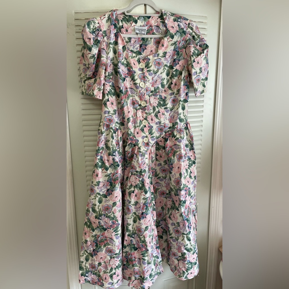 Vintage Floral Dress